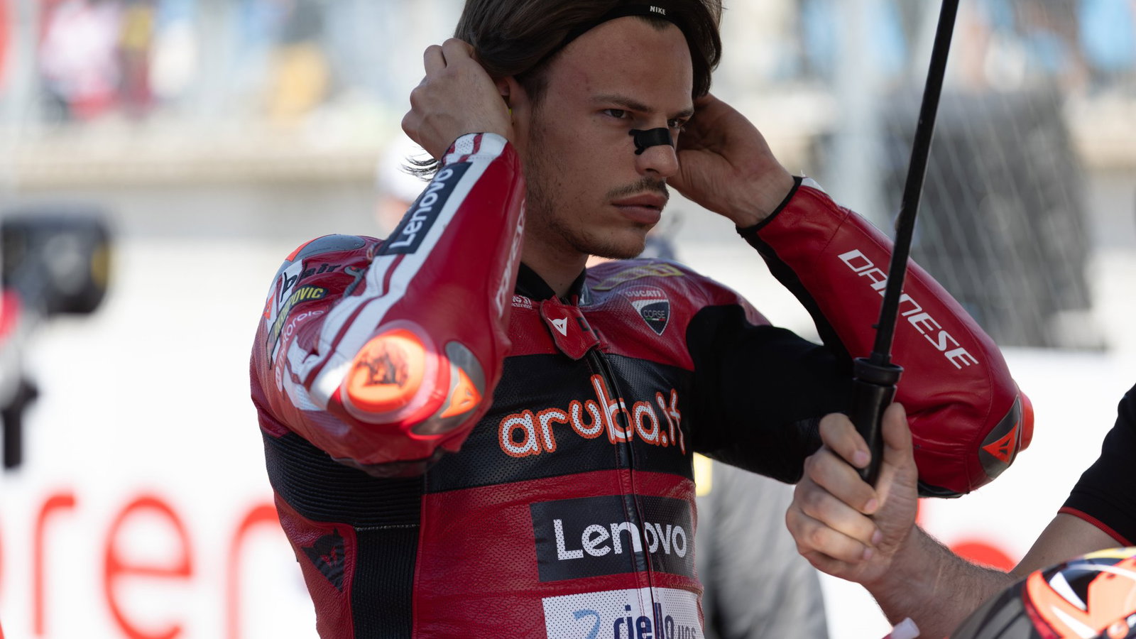 Nicolo Bulega, 2026 Hungarian WorldSBK, grid. Credit: Gold and Goose.