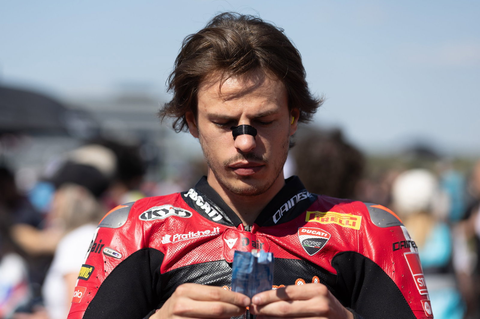 Nicolo Bulega, 2026 Hungarian WorldSBK, grid. Credit: Gold and Goose.