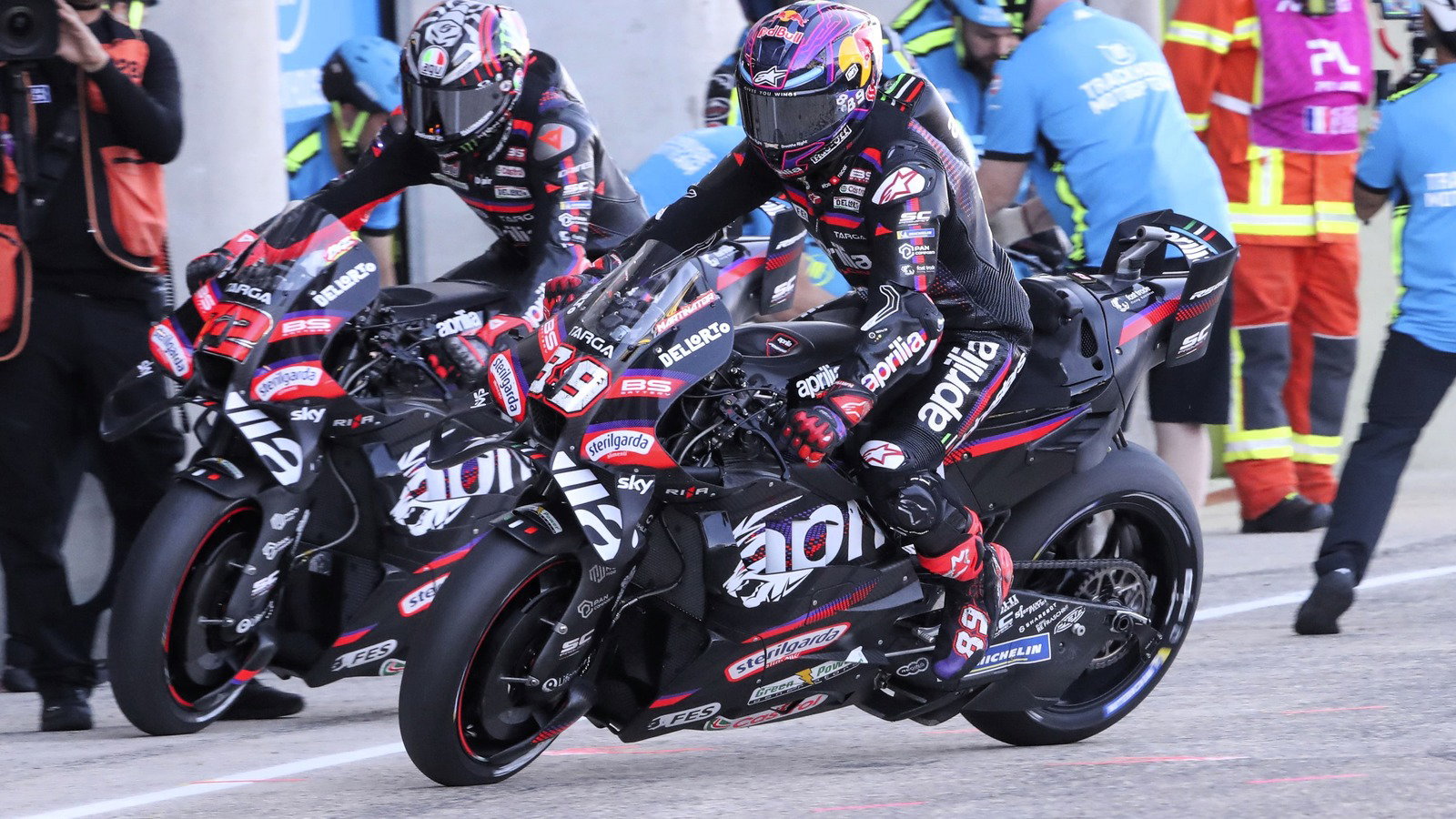 Jorge Martin, Marco Bezzecchi, 2026 French MotoGP.