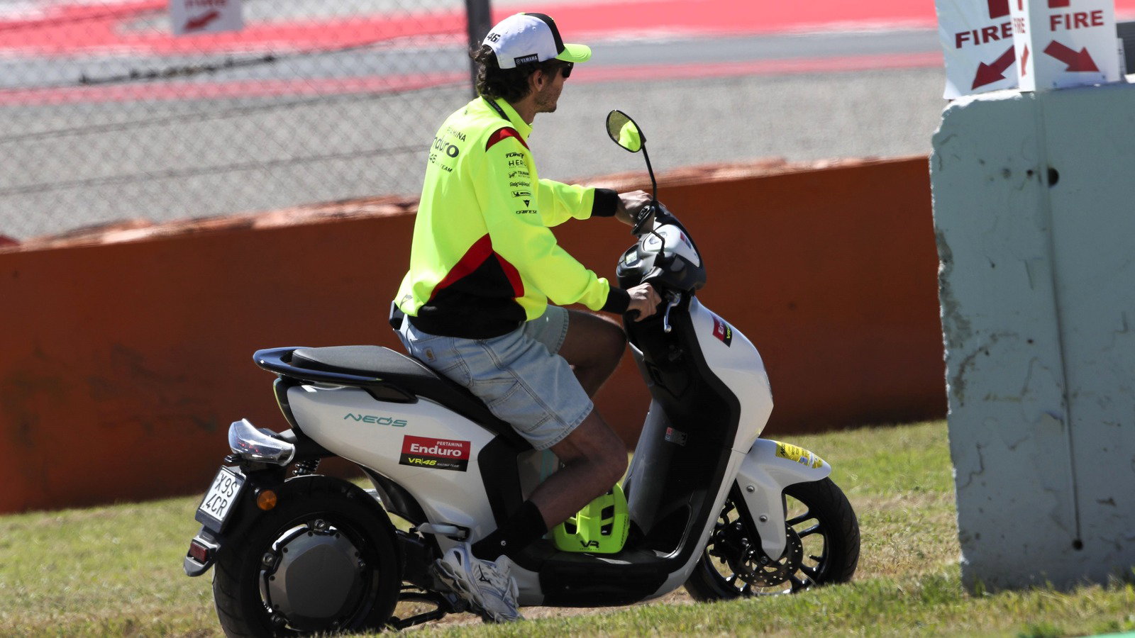 Valentino Rossi, trackside, 2026 Catalan MotoGP.