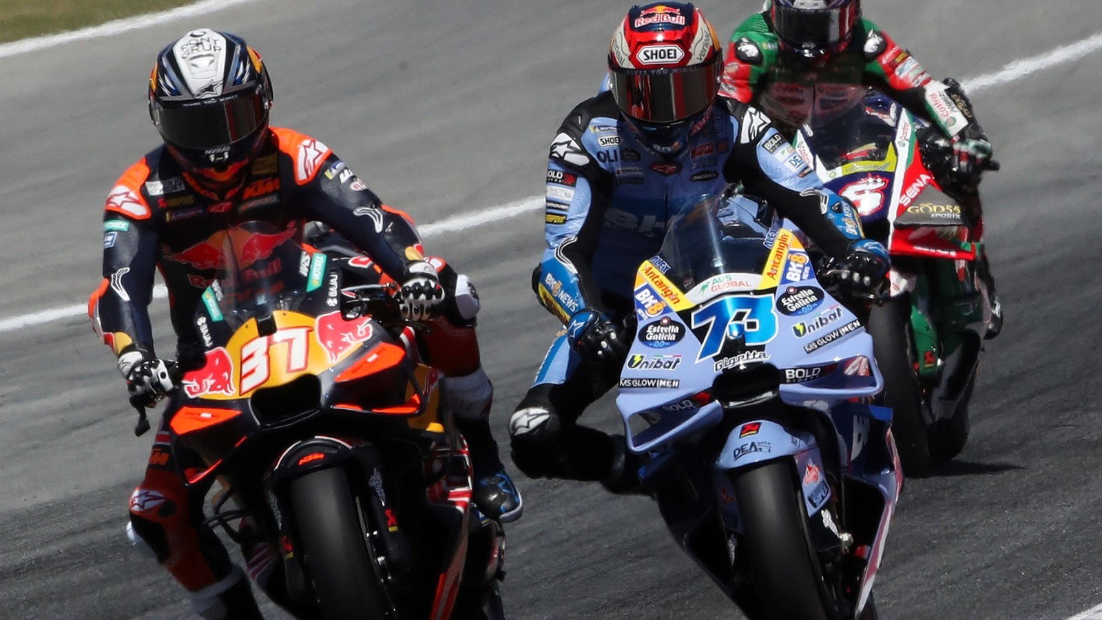 Pedro Acosta, Alex Marquez, 2026 Catalan MotoGP.