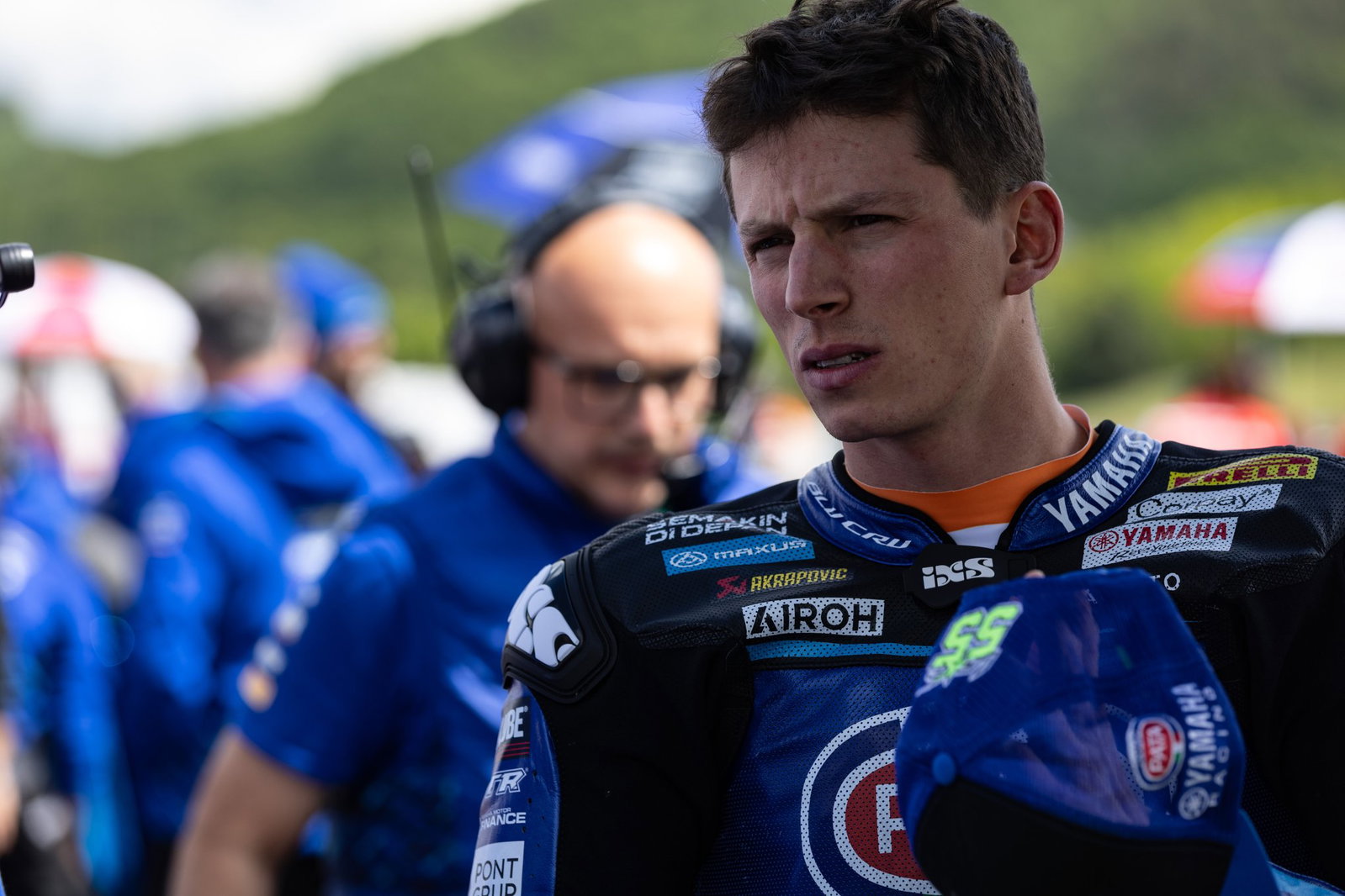 Andrea Locatelli, 2026 Czech WorldSBK, grid. Credit: Gold and Goose.