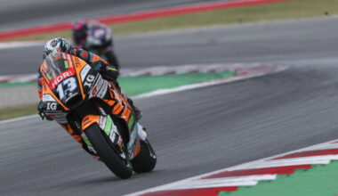 Celestino Vietti, 2026 Moto2 Catalan Grand Prix. Credit: Gold and Goose.