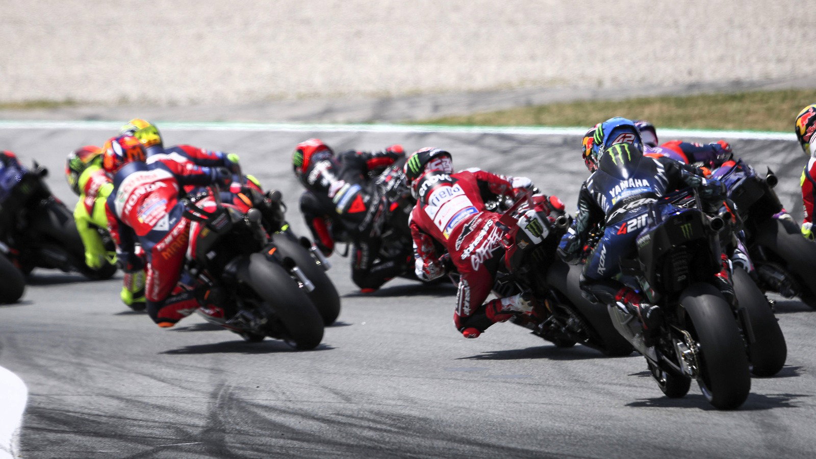 Start, 2026 Catalan MotoGP.