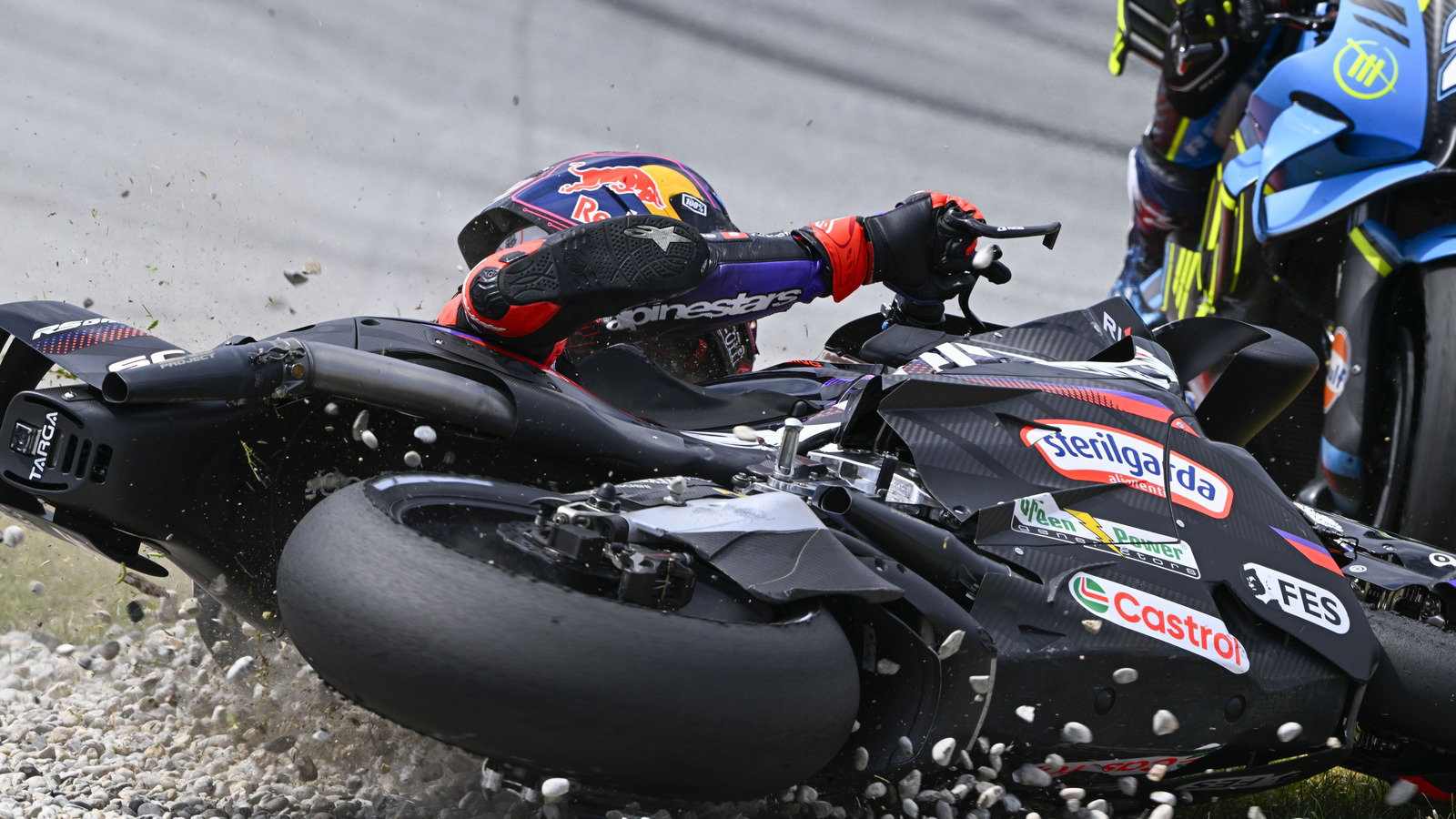 Raul Fernandez, Jorge Martin clash, 2026 Catalan MotoGP.
