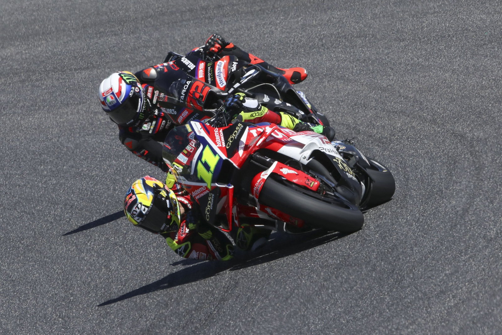 Diogo Moreira, Marco Bezzecchi, 2026 MotoGP Italian Grand Prix. Credit: Gold and Goose.