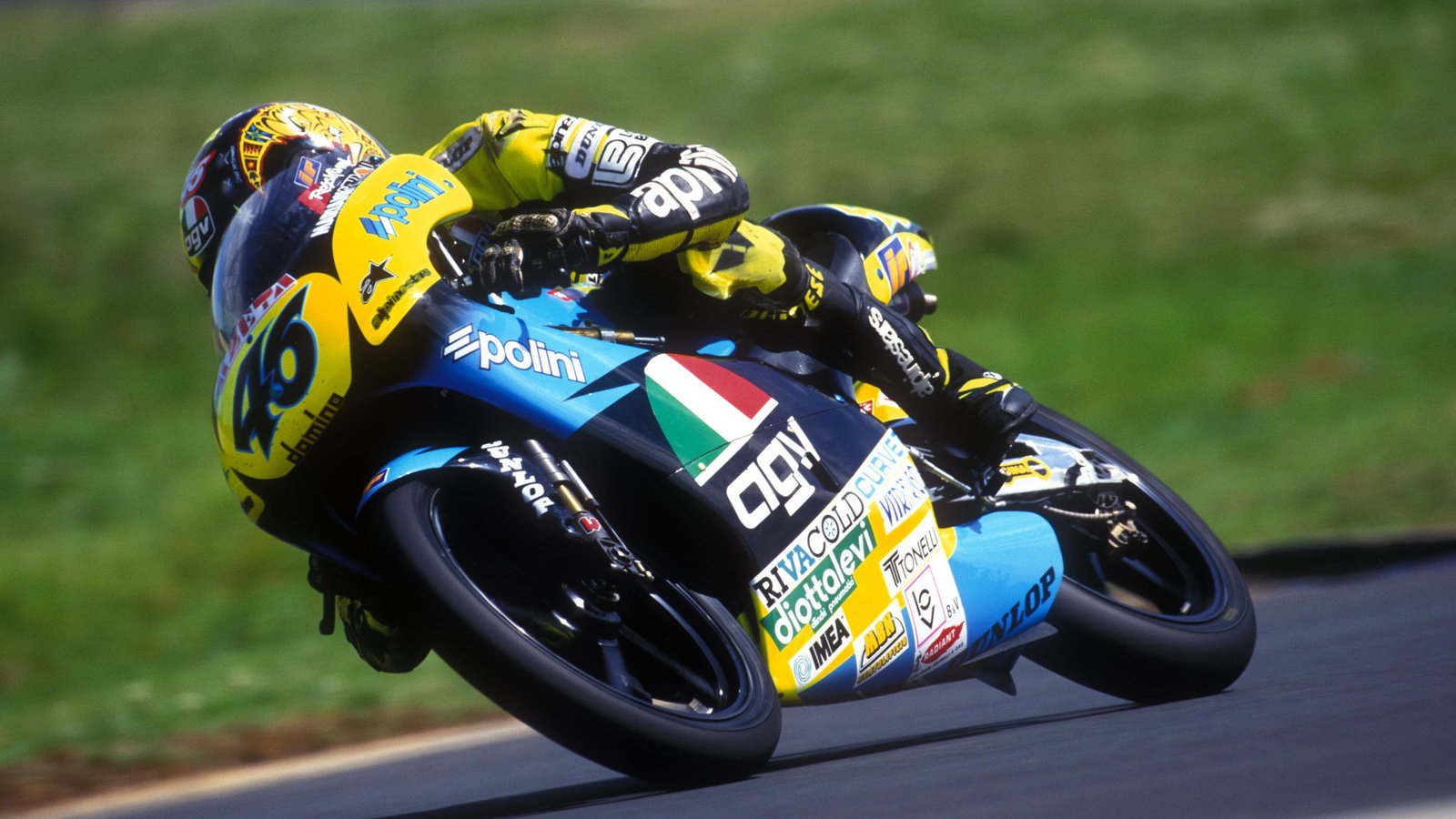 Valentino Rossi, 1996 125cc Austrian Grand Prix. Credit: Gold and Goose.