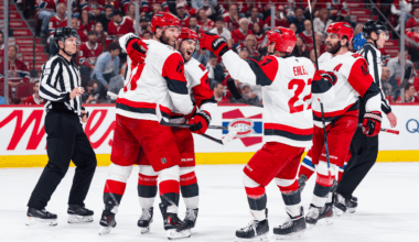 Hurricanes shut out Canadiens in Game 4, move 1 win from Stanley Cup Final