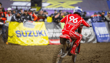 Hunter Lawrence, 2026 Philadelphia AMA Supercross. Credit: Honda Racing Corporation.