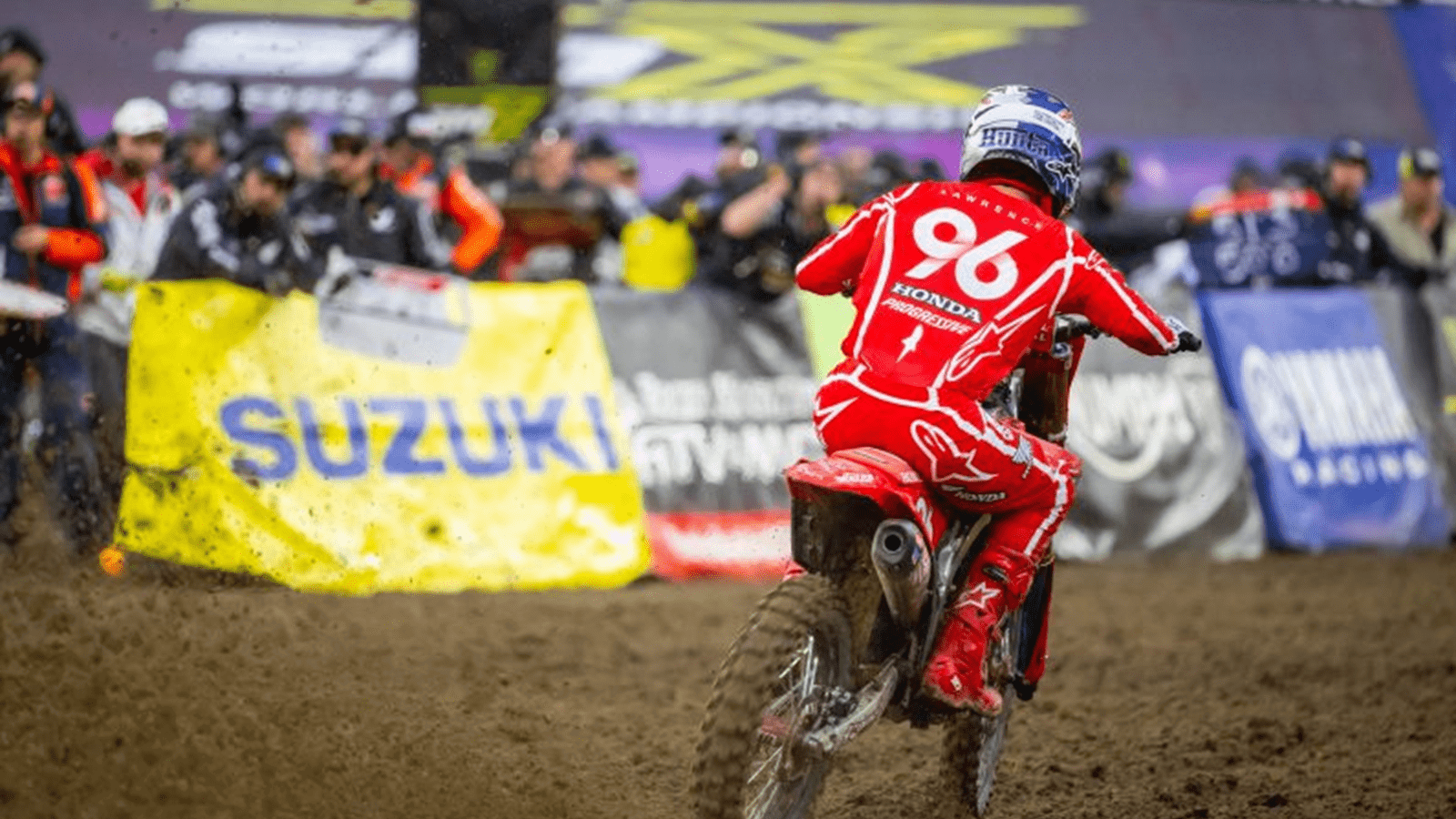 Hunter Lawrence, 2026 Philadelphia AMA Supercross. Credit: Honda Racing Corporation.