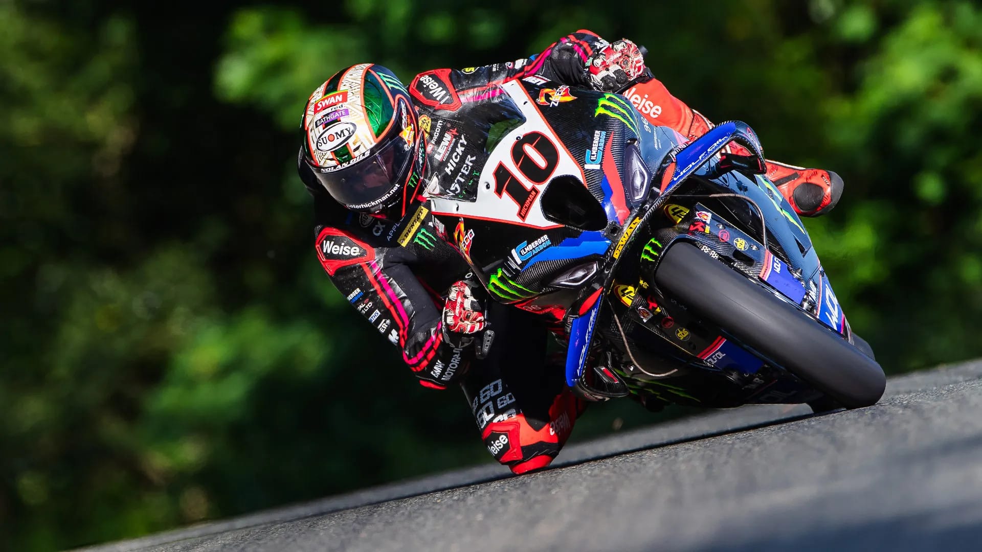 Peter Hickman on his Superstock bike