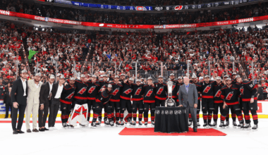 Hurricanes don't touch Prince of Wales Trophy following Game 5 victory