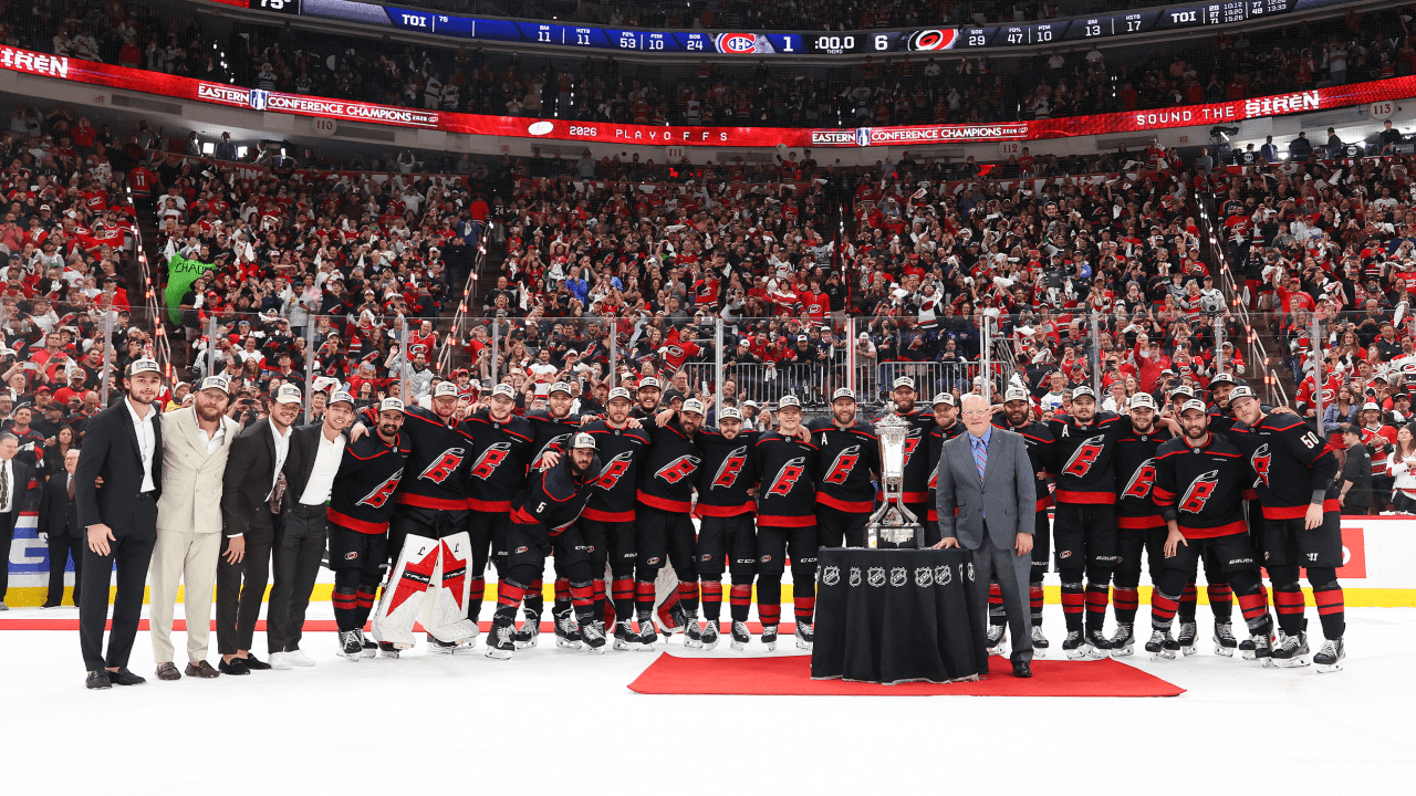 Hurricanes don't touch Prince of Wales Trophy following Game 5 victory