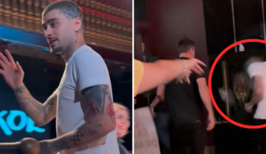 Zayn Malik dodges water bottle thrown from crowd after fan Q&A event