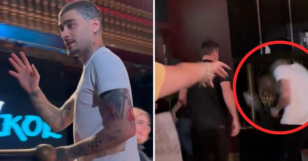 Zayn Malik dodges water bottle thrown from crowd after fan Q&A event
