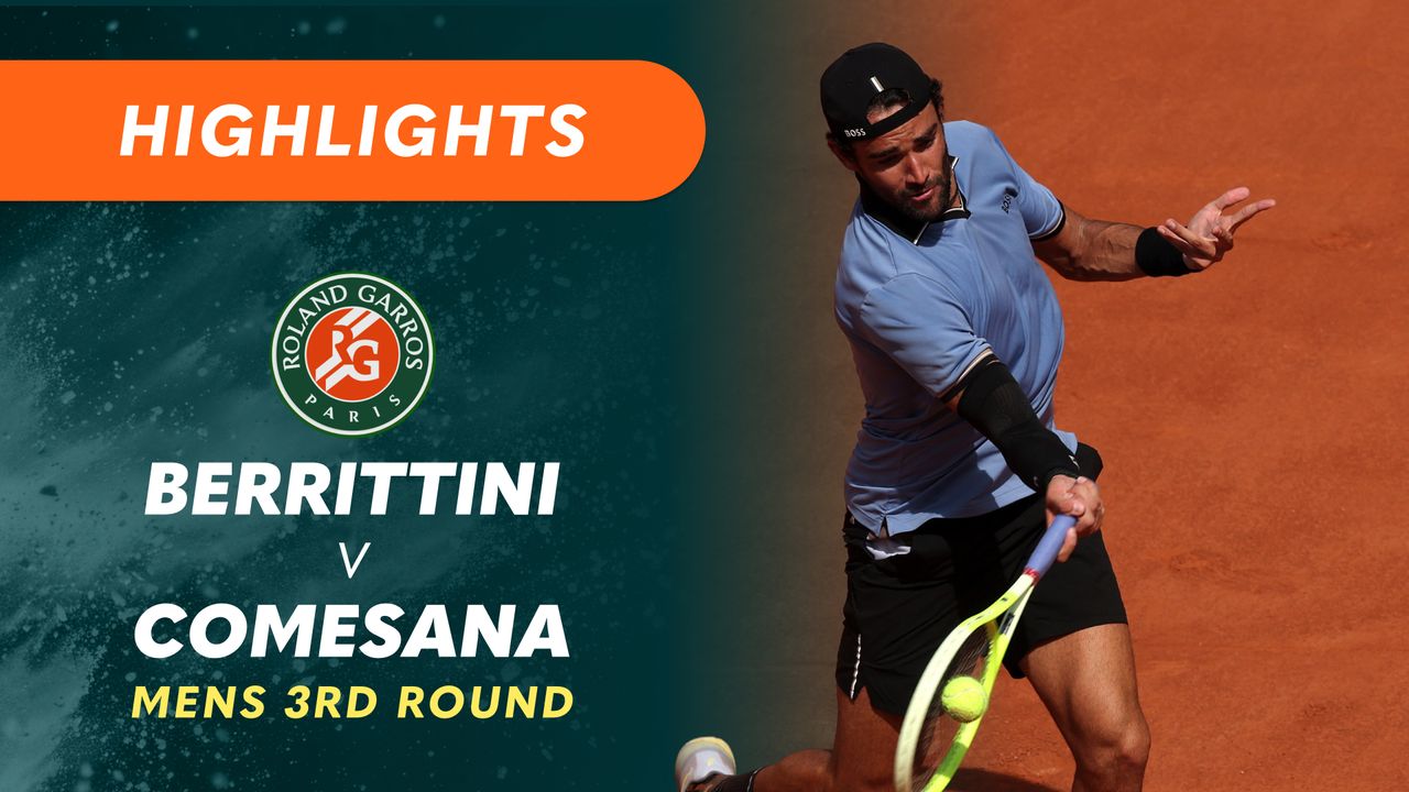 Watch Roland Garros - French Open Tennis - Season 2026 - Round 3: Berrettini v Comesana | Match Highlights - 9Now