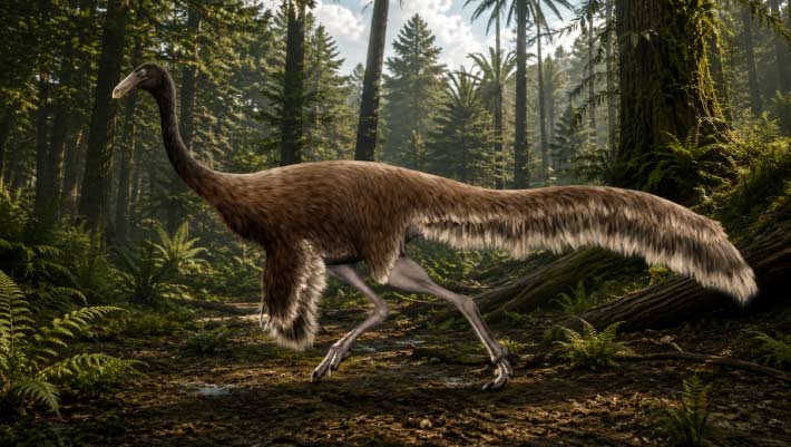 Rare Ostrich-Like Dinosaur Fossil Found on Canadian Island