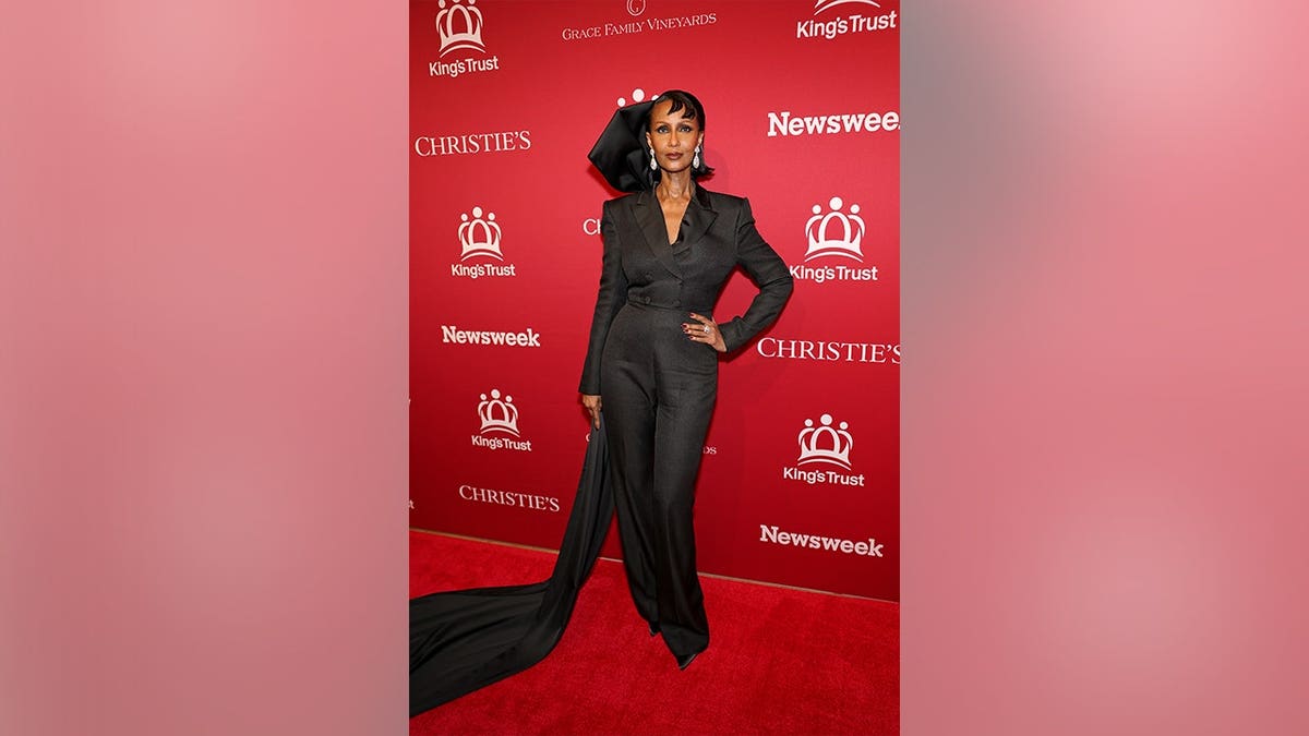 Iman at the King's Trust gala in New York in April 2026.