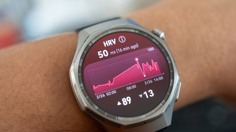 a smartwatch on a wrist