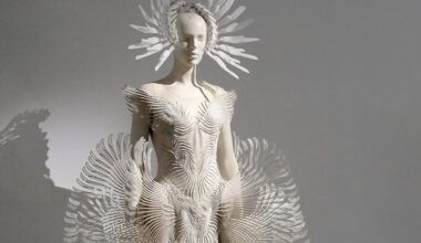 iris van herpen's colossal body of intricate work shows at the brooklyn museum