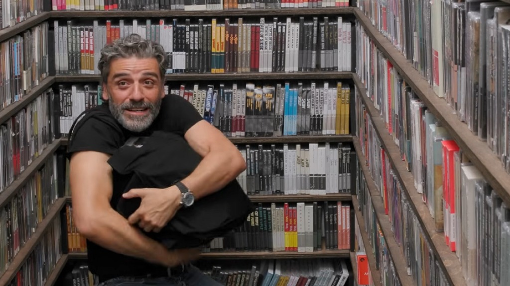 God bless Oscar Isaac for actually filling his Criterion Closet bag