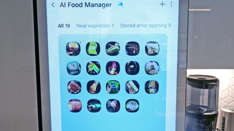 Samsung's updated AI Food Manager