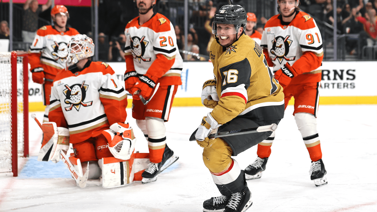 Golden Knights edge Ducks in OT in Game 5, on verge of Western Conference Final