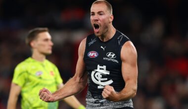 Blue them away: Carlton defies tough week with rousing win over Dogs