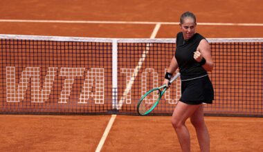 Jelena Ostapenko, bad vibes with Kalinskaya. Photo: gettyimages.