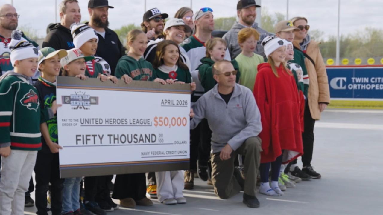 NFCU ups donation to the United Heroes League