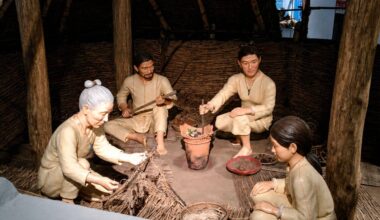 Jōmon people at the Sannai-Maruyama museum