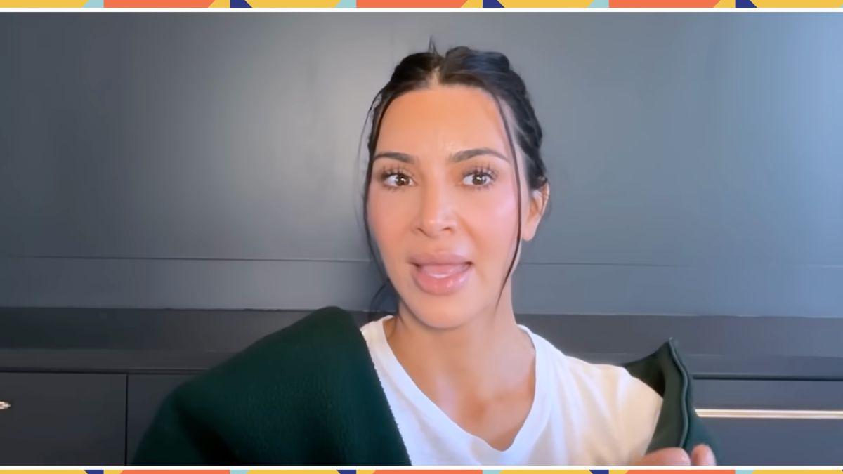 Image of Kim Kardashian stocks up on supplements.