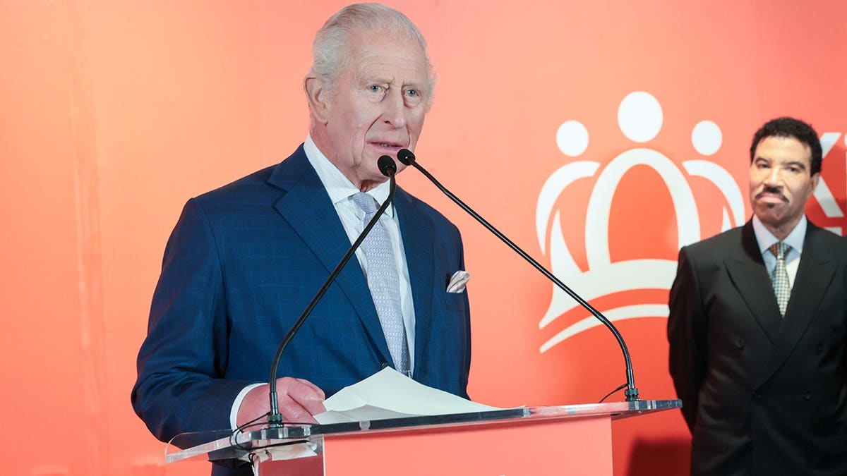 King Charles speaking at the King's Trust gala in April 2026.