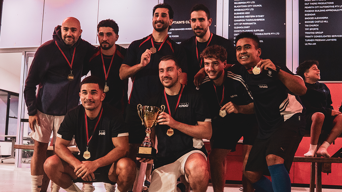 Kick & Connect brings businesses together for a night of football, connection and community impact