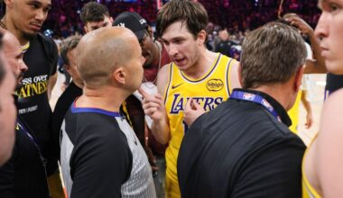 Foul calls are up in the NBA playoffs. History says that's to be expected