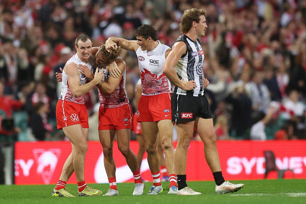 Swans celebrate