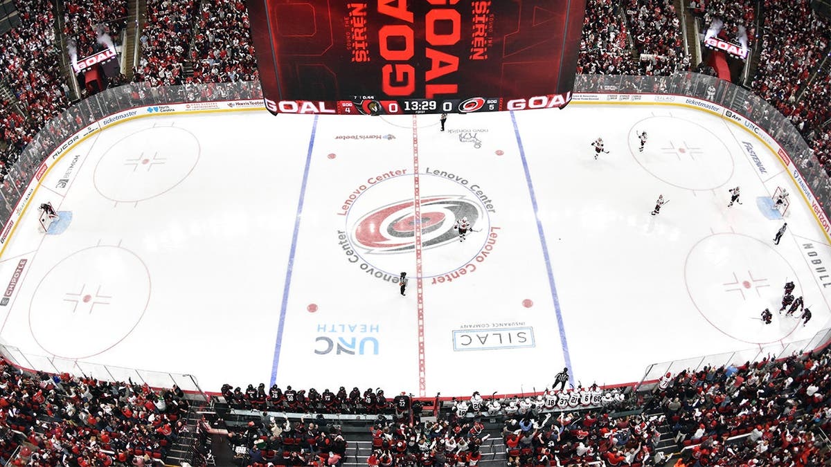 Lenovo Center ice