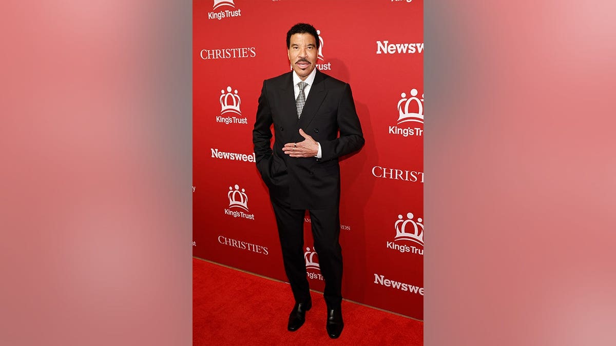 Lionel Richie at the Kings Trust Gala in New York in April 2026.