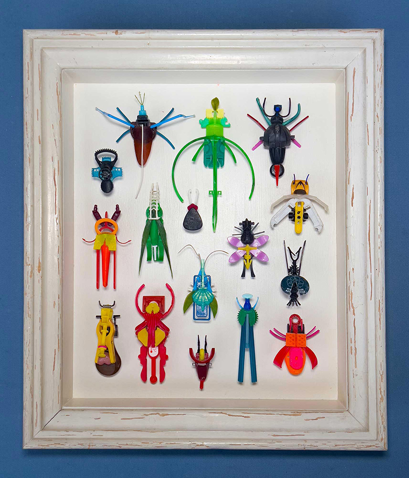 litterbugs reshapes plastic waste into fragile insect sculptures - 1