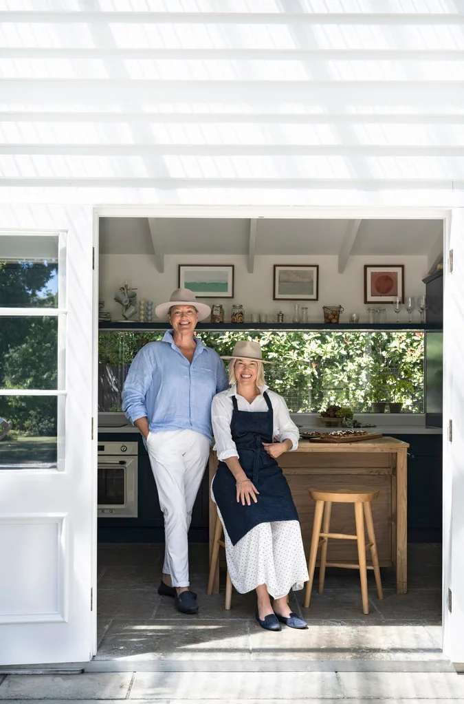 Christel and Bianca in their inviting country home