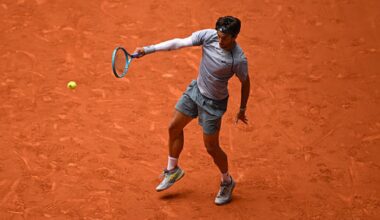 Lorenzo Musetti, one-handed backhand. Photo: gettyimages