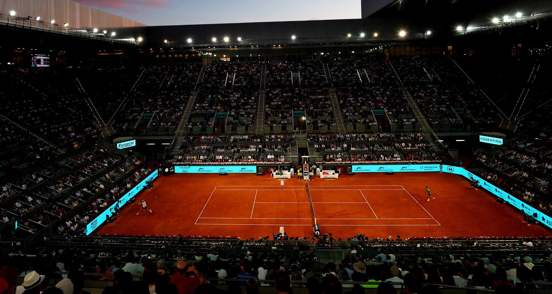 The title match at the Mutua Madrid Open takes place on Sunday, 3 May, not before 5 p.m.