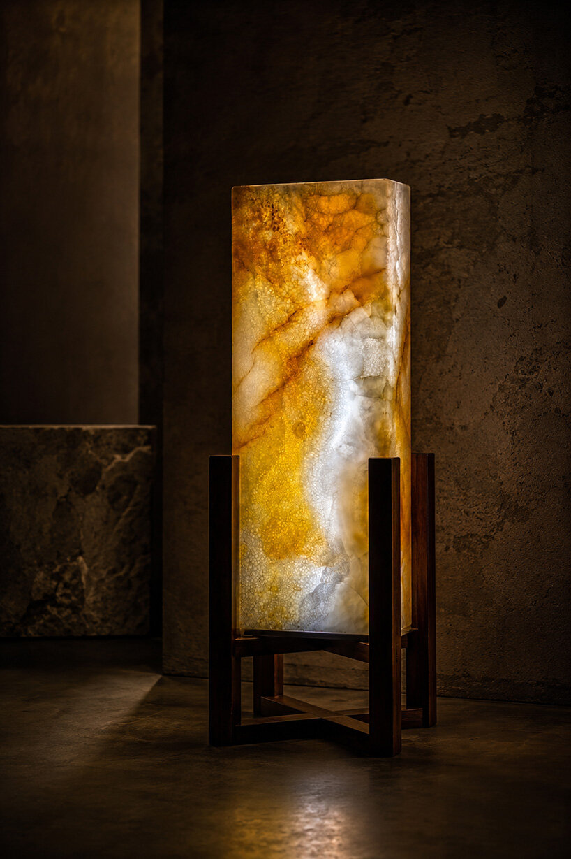 maison aetherion carves translucent minerals into sculptural light objects - 4