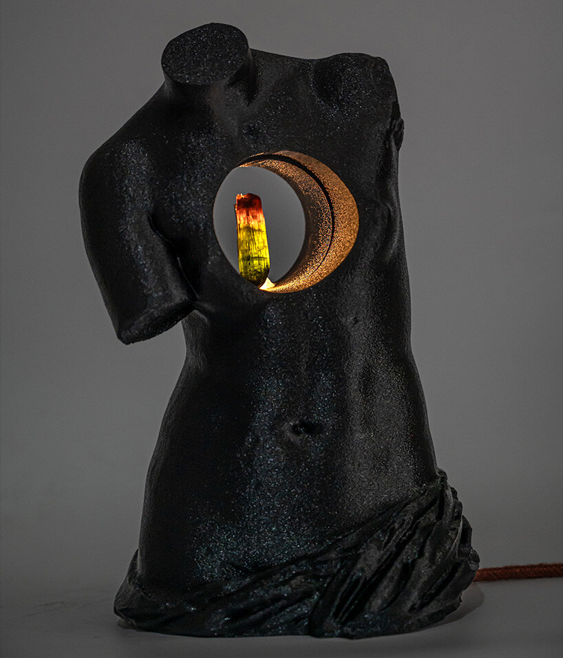 maison aetherion carves translucent minerals into sculptural light objects - 5