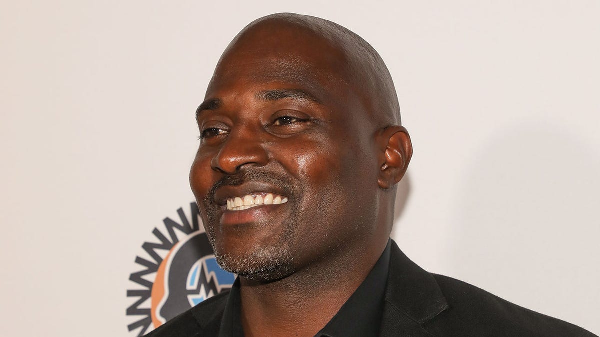 TV personality Marcellus Wiley smiling at an event in Beverly Hills, California