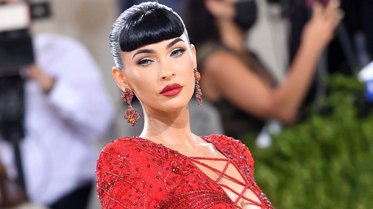 Megan Fox arriving at the 2021 Met Gala at the Metropolitan Museum of Art in New York