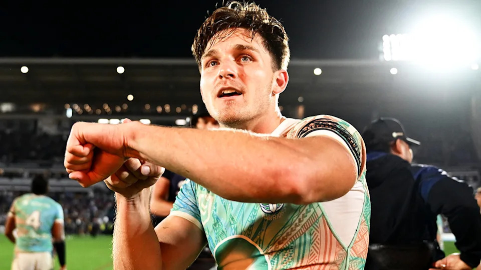The Bulldogs have withdrawn from the race to sign Luke Metcalf from the Warriors in a huge boost for the Dragons. (Getty Images)