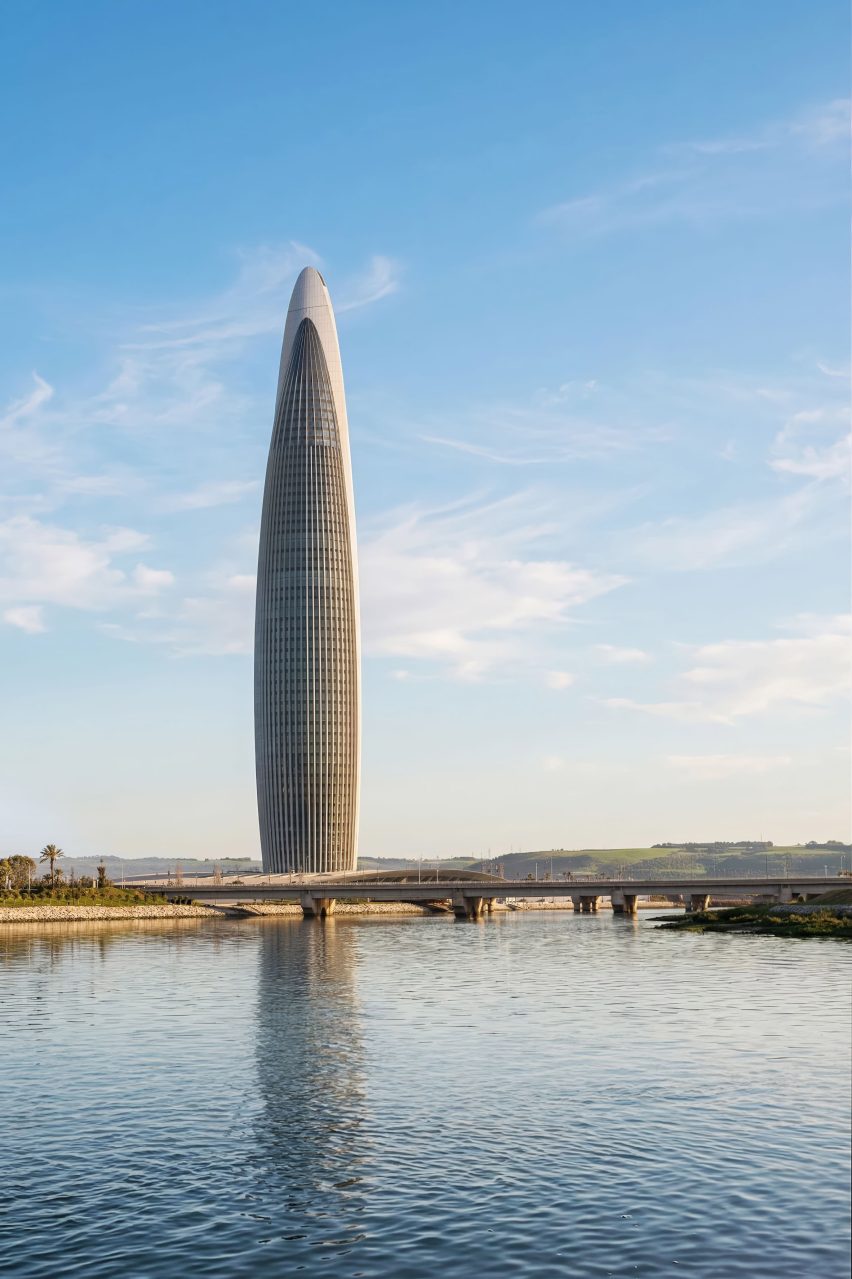 Mohammed VI Tower in Morocco by Rafael de La‑Hoz and Hakim Benjelloun