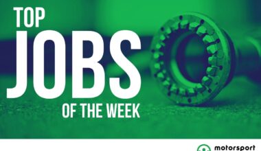Top five roles on Motorsport Jobs this week