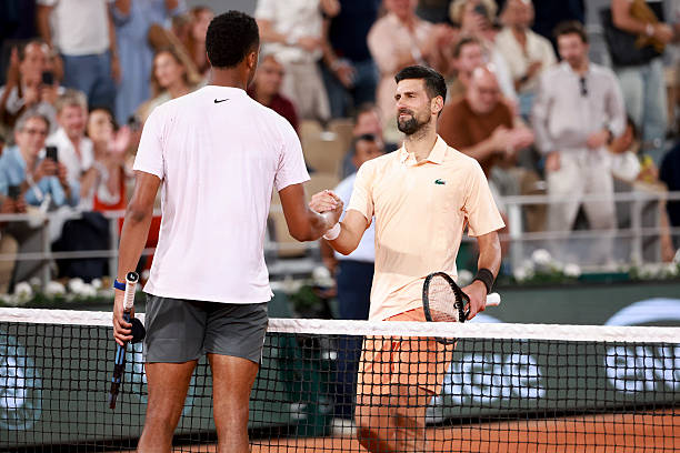 Giovanni Mpetshi-Perricard talks about Djokovic. Photo: gettyimages